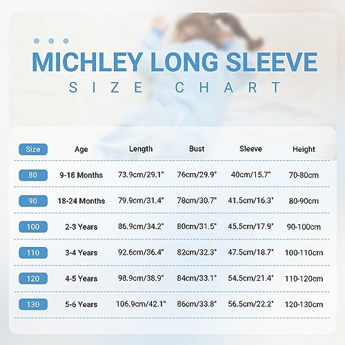 Image of MICHLEY Baby Sleeping Bag Sack Flannel Wearable Blankets Pajamas 1-6Years | Flannel,Unisex Pajamas, Long Sleeve,Zipper, For Autumn Winter,Suitable Girls And Boys,Warm & Breathable
