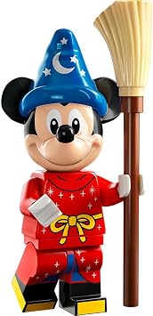 Blue Ocean LEGO Minifigures Disney 100 - Choose 1 of 18 Different Figures 71038 Sorcerer Mickey with Bucket and Mop, small