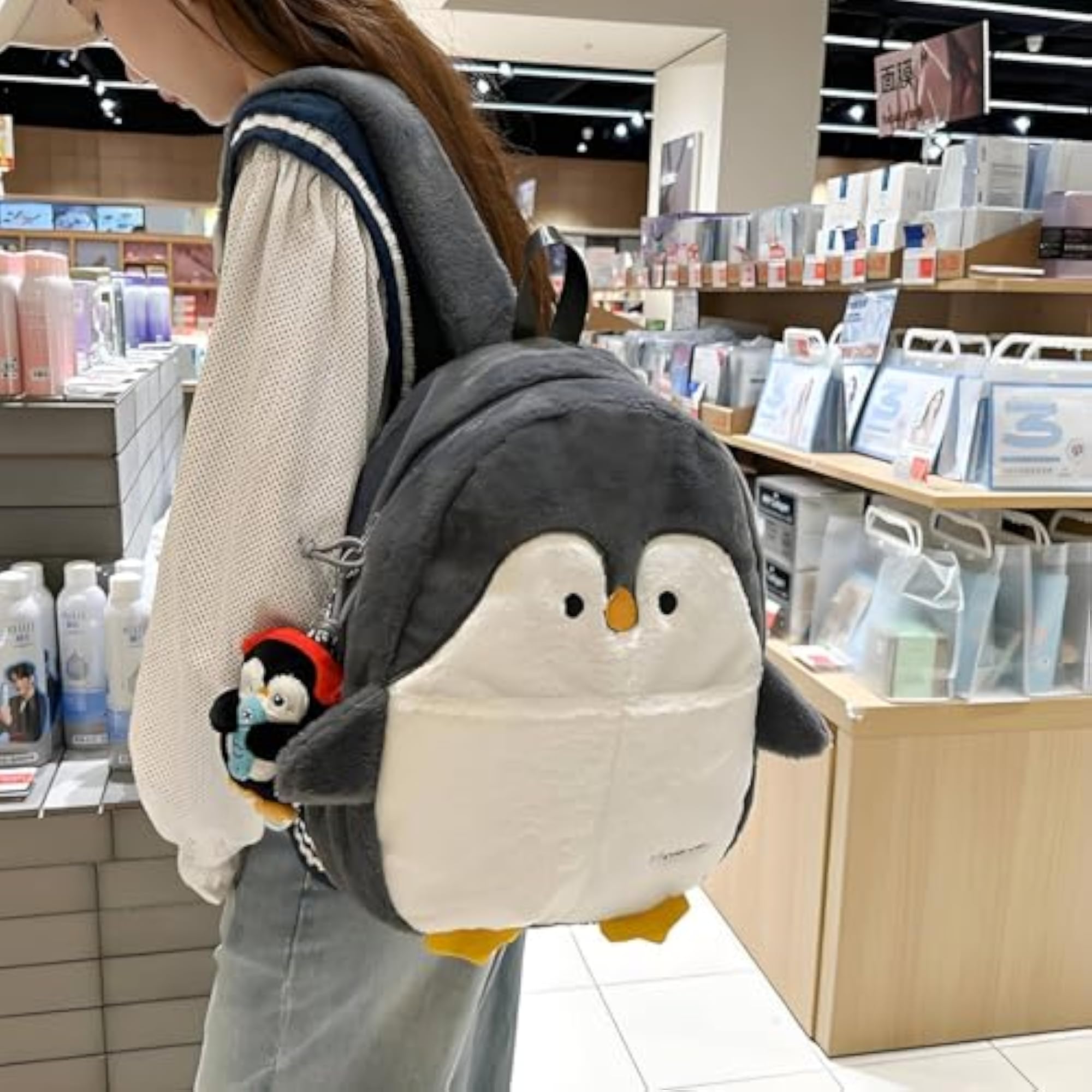 Soft Seal Plush Backpack, Long-Lasting Cute Creature