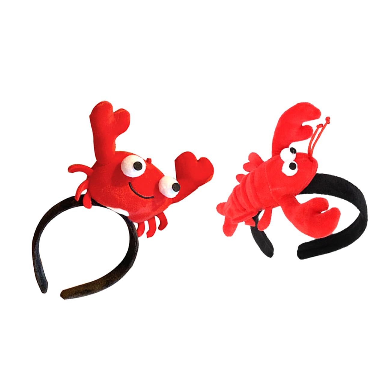Healvian 2 pezzi Cerchietto per Capelli Granchio e Aragosta Leggeri e Creativi Accessori Acconciature Divertenti per Feste e Performance
