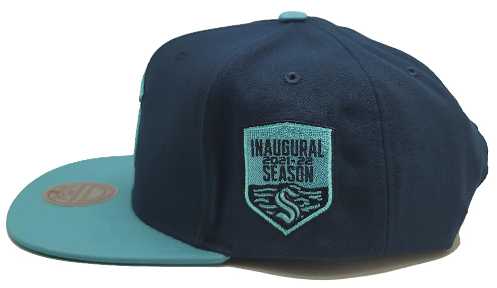 Mitchell & Ness Seattle Kraken Snapback Azul miniatura 5