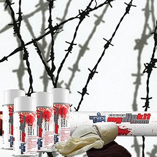 MyDipKit Shadow Barb Wire - Hydrographics Film Kit LL-209 - Water Transfer Printing