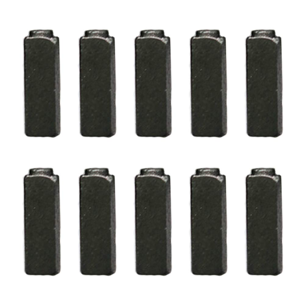 Spazzole in carbone per motori 20 pezzi, ricambio spazzola in carbone BE-TOOL per smerigliatrice angolare elettrica, asciugacapelli Stlye (4x5,5x17 mm) Spazzola in carbone per utensile elettrico