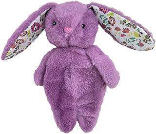 Pet Lou Floppy Rabbit Plush Squeker Dog Toy, 13-inch Height, Lavender