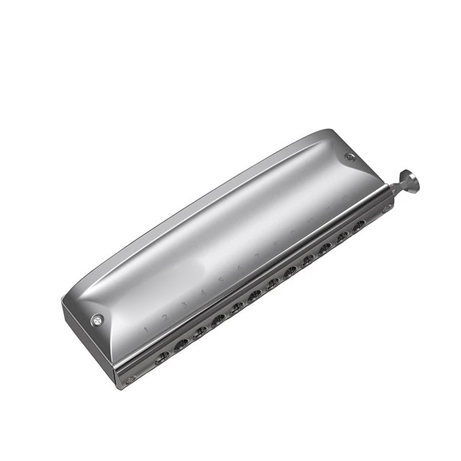 armonica a bocca Armonica Cromatica Arpa A 12 Fori Piastra Di Copertura In Acciaio Inossidabile Organetto A Bocca Strumenti Musicali Professionali