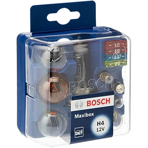 Estuche de lámparas Bosch H4 Maxibox de repuesto para automóviles - 12 V Cover