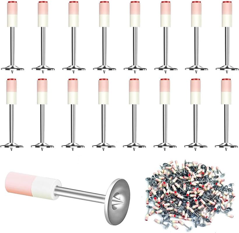 150 Pcs 7.3mm Round Nails for Manual Steel Nail Gun, Wall Fastening Tool for Concrete Ceiling Cable Ducts, DIY Repair Slotting Device, Mini Nail Gun Accessories for Wood and Cement Wall Fixing-image-48