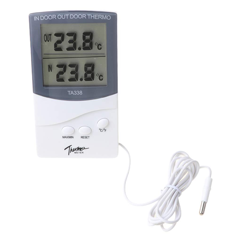 appuivbt Indoor Outdoor Thermometer with Probe,Digital