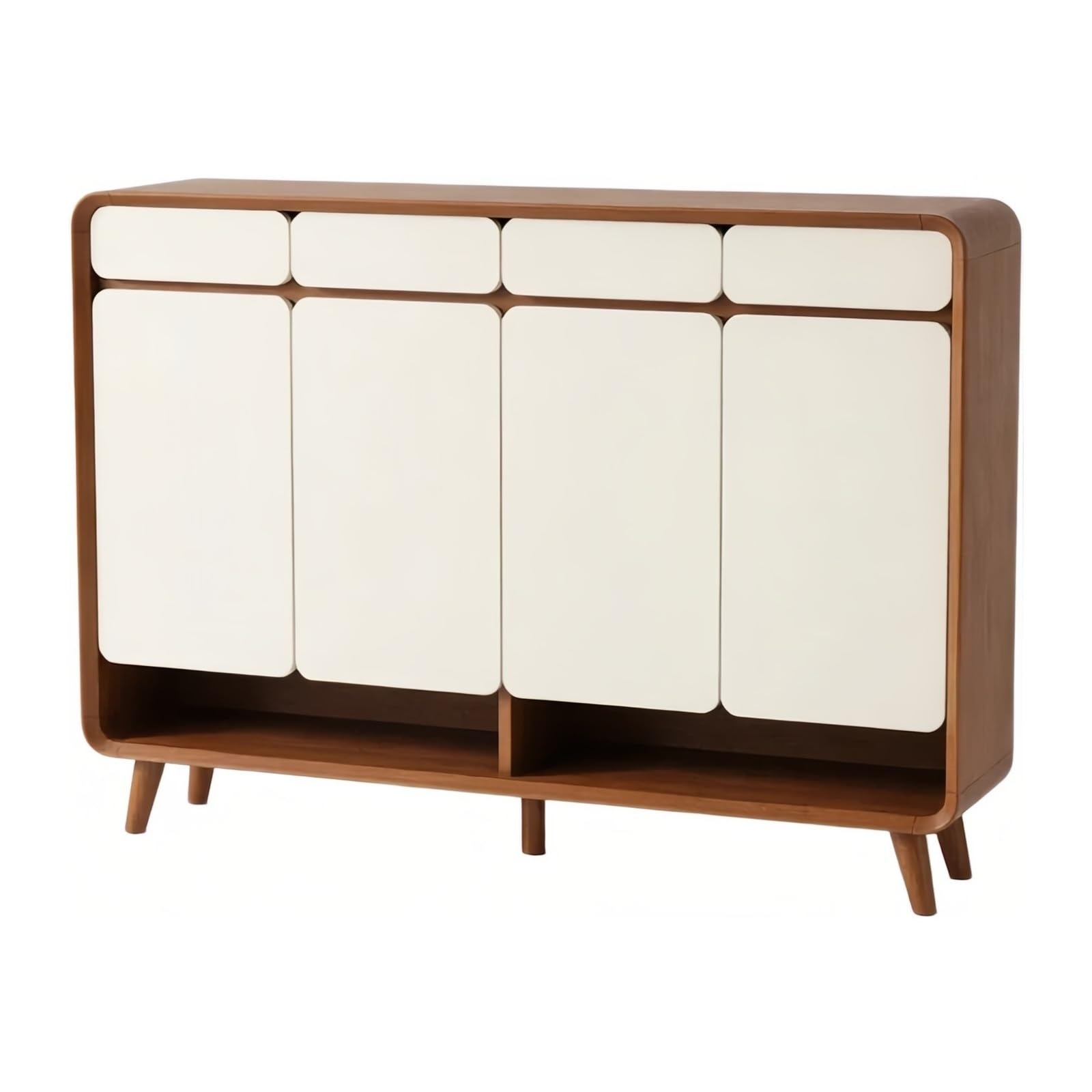 Cenz-888 Shoe Rack Free Standing Shoe Cabinet Household Doorway Entrance Entryway Console Storage Cabinet Entryway Shoe Shelf(Large)