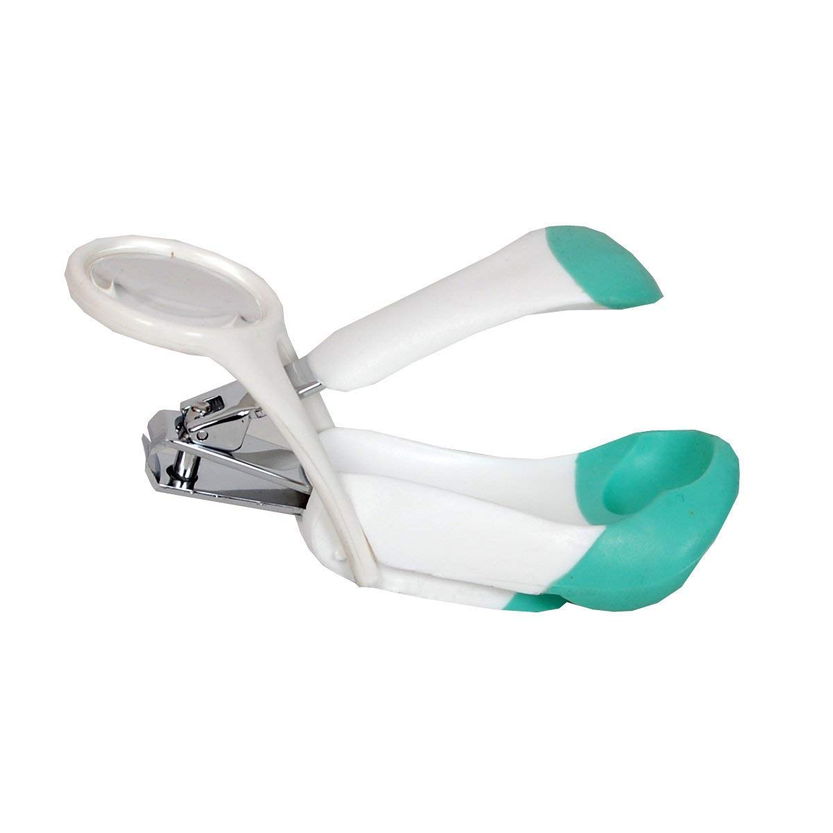 Manan Shopee Baby Safety Nail Scissors Manicure/Pedicure Baby Magnifier Nail Clippers Safety Cutter Care Toddler/Kids/Babies/Children/Girls/Boys (Multicolor)-image-2