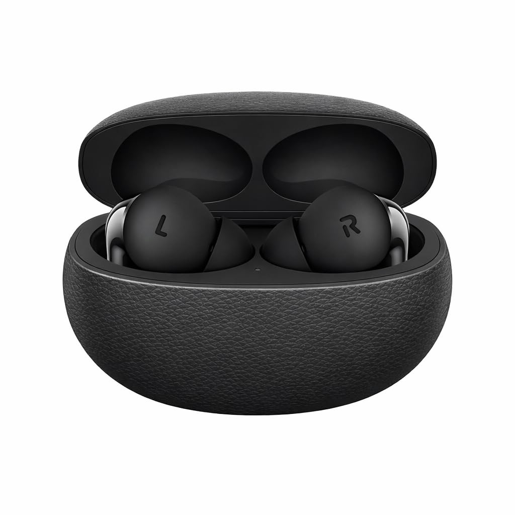 Original Buds Pro 3 Bluetooth TWS in-Ear Earbuds with Dual Drivers, Dual DACs, Dynaudio EQ, AI Translator, 50dB ANC Compatible with OnePlus 12, 12R, 11, 11R Black [PL43Q43]