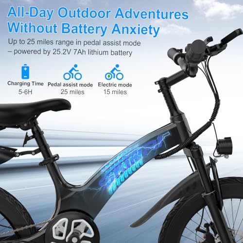 SKIRAI Electric Bike for Kids