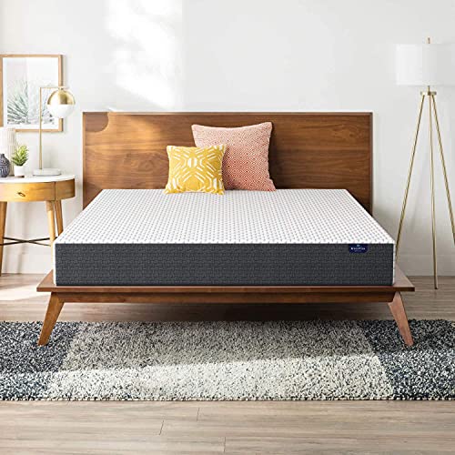 Queen Mattress 8 Inch, Inofia Ergonomic Resilience Foam Mattress in a Box, Breathable Memory Foam Double Mattress for Pressure Relief & Cooler Sleeping, Medium Firm Feel, No-Risk 100-Night Trial