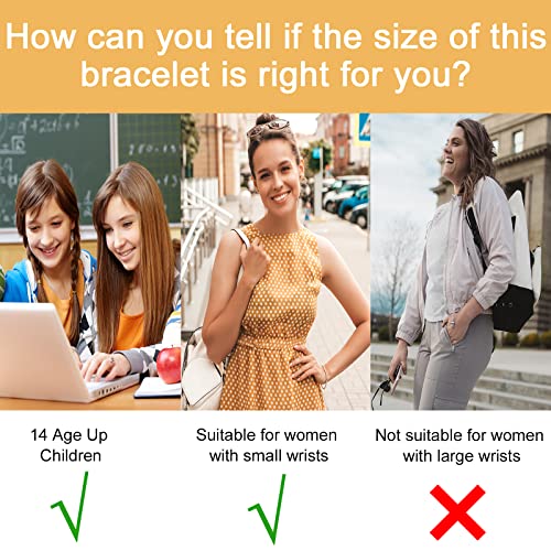 Magvivace Women Medical Alert Id 6.89'' Rose Gold Stainless Steel Personalized Emergency Adjustable Elastic Bracelet For Diabetes Type 1 2, Allergy, Dnr, Epilepsy, Autistic Kids #TOP4