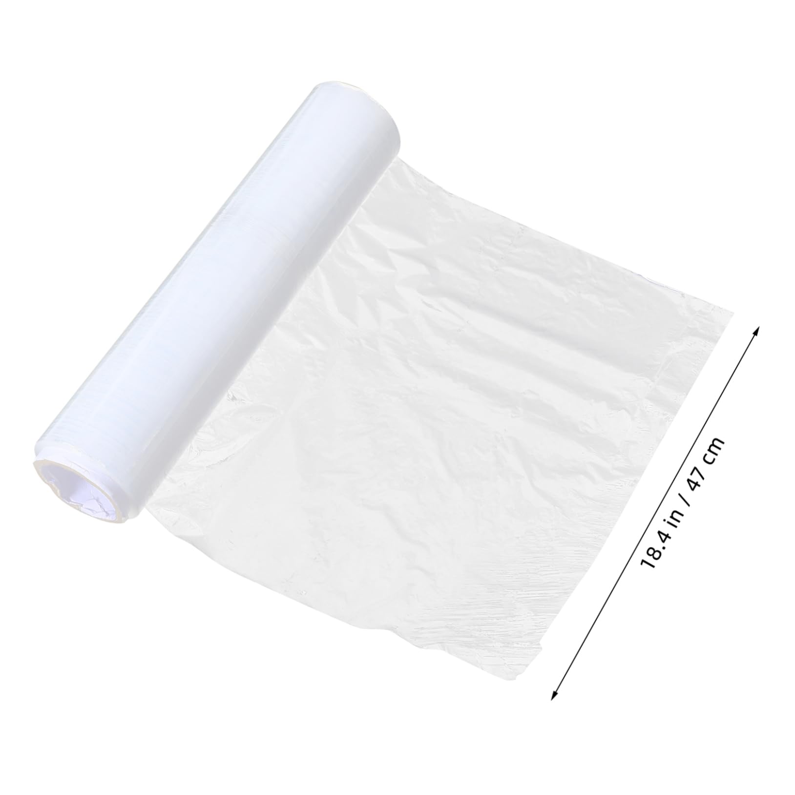 Rouleau de Film Plastique Étirable Industriel Transparent 45cm Hdpe