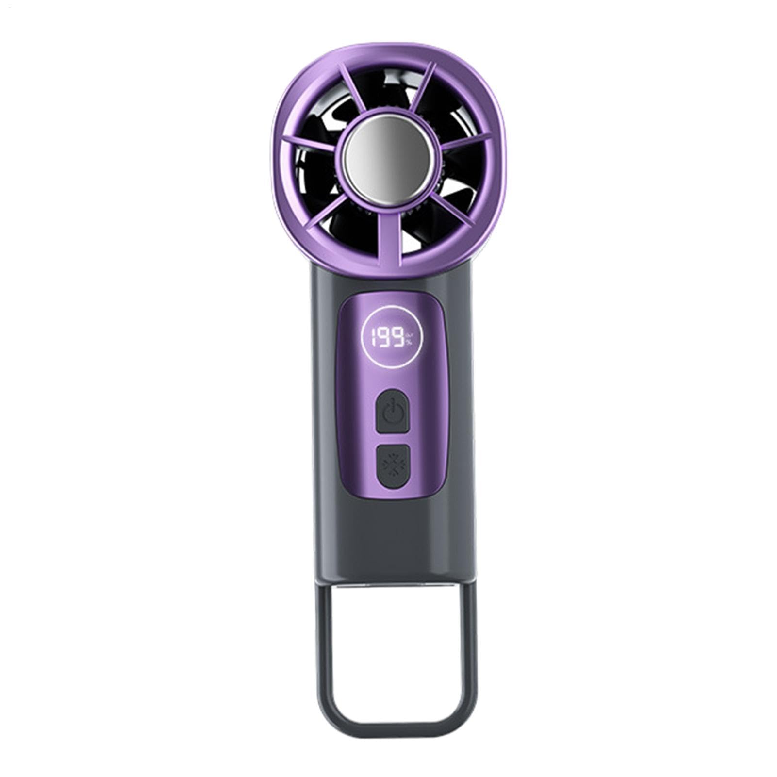 Ventilateur camion rechargeable USB à 199 vitesses avec clip et crochet pour le camping
