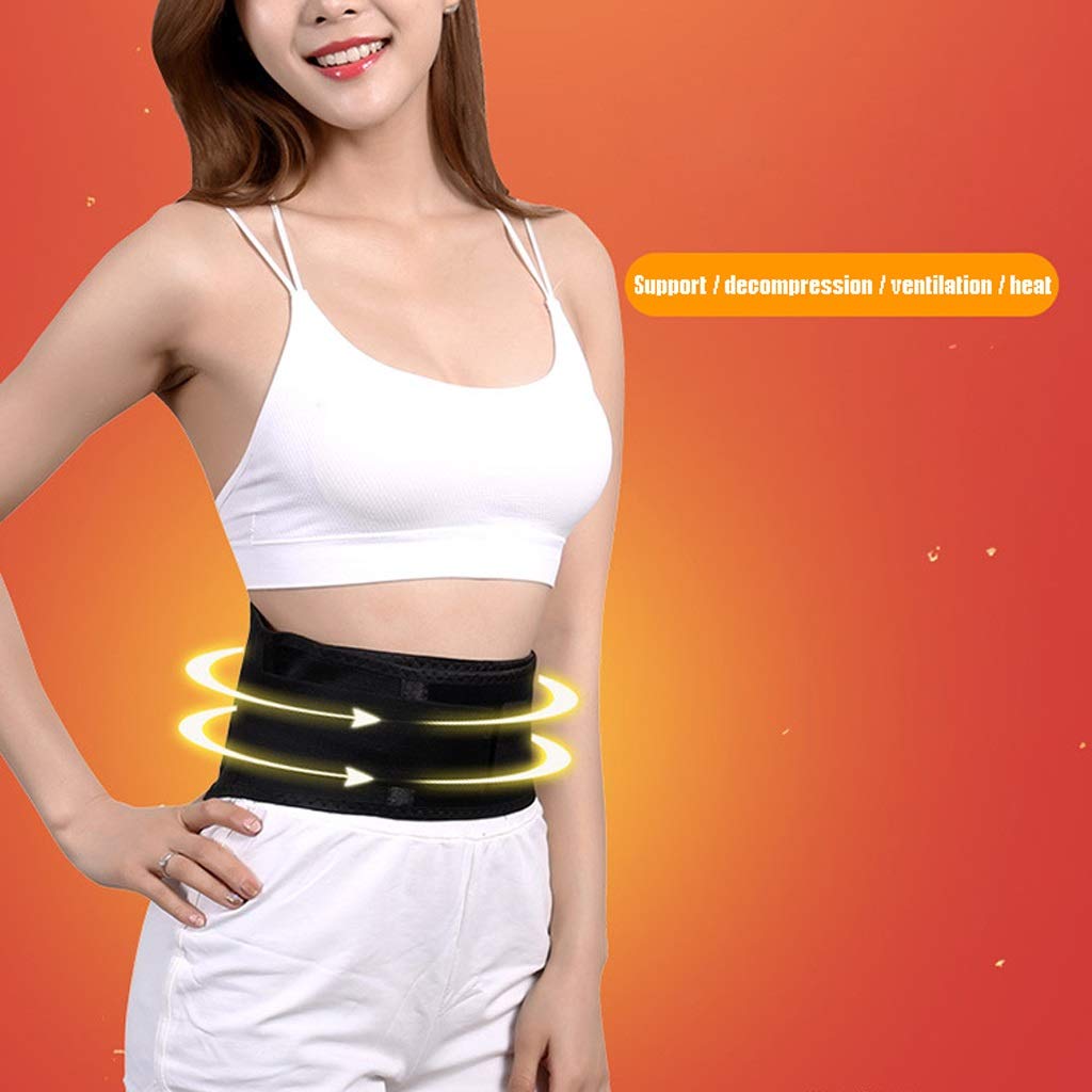 Soutien dorsal, Ceinture Lombaire Élastique À Thérapie Magnétique Auto-chauffante Infrarouge, Soutien(L)