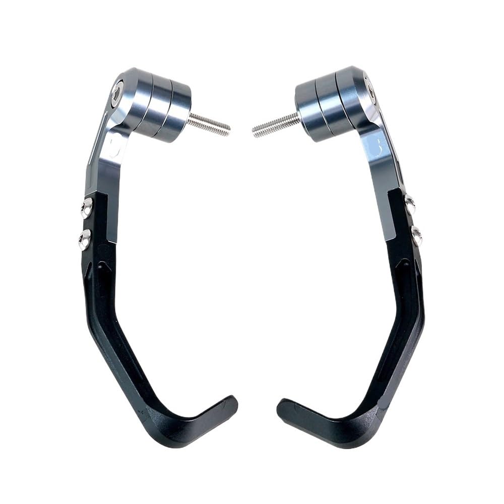 BEQLXTA Brake Lever Guard for YZF R1 R1M R1S R6 R7 Motorcycle Brake Handle Protects Aluminium Alloy Adjustable Hand Guard Modified Parts(Gray (1 Pair))