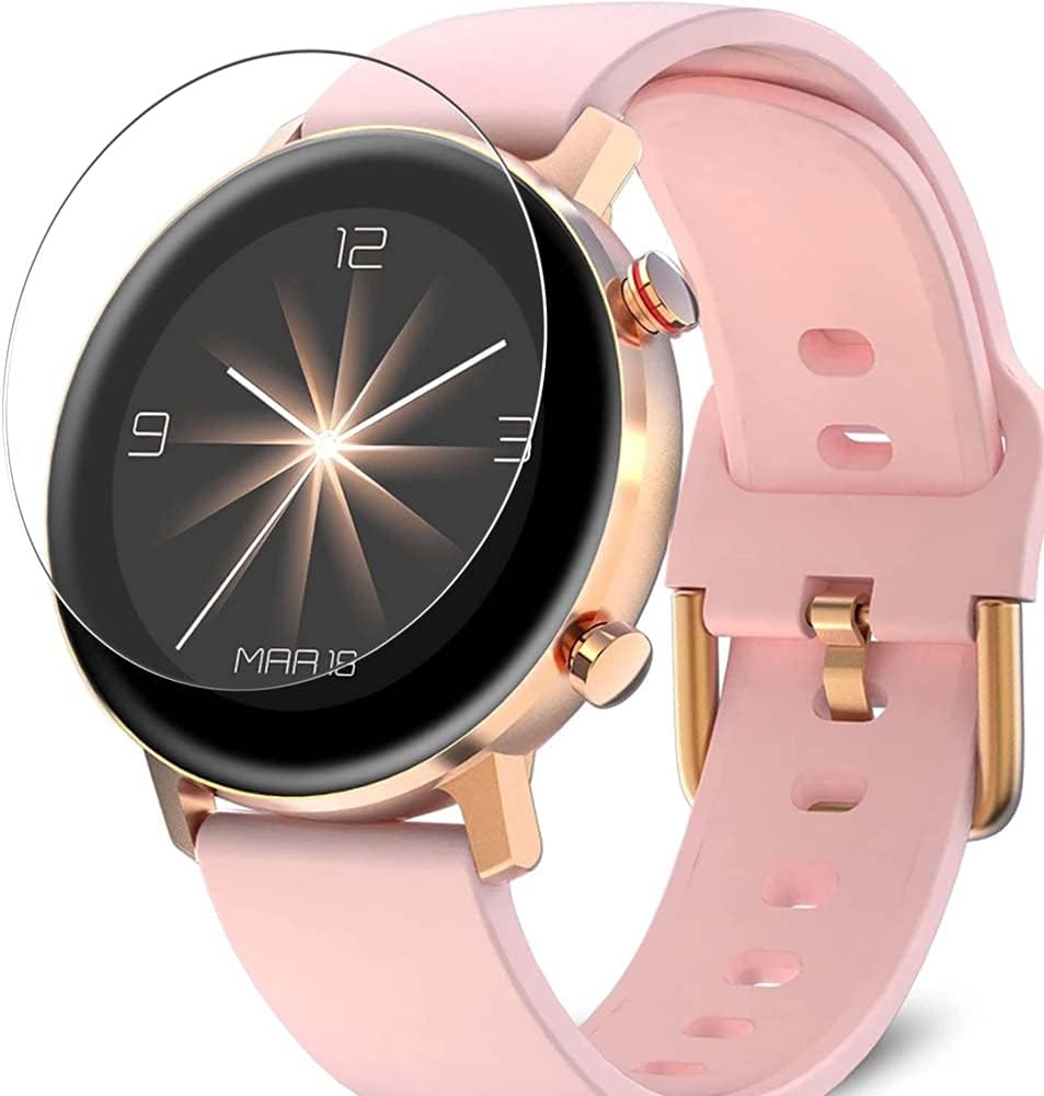 [3 Pack] Synvy Screen Protector Film, compatible with BRIBEJAT W99 Smart Watch smartwatch Guard Sticker [ Not Tempered Glass Protectors ], Transparent
