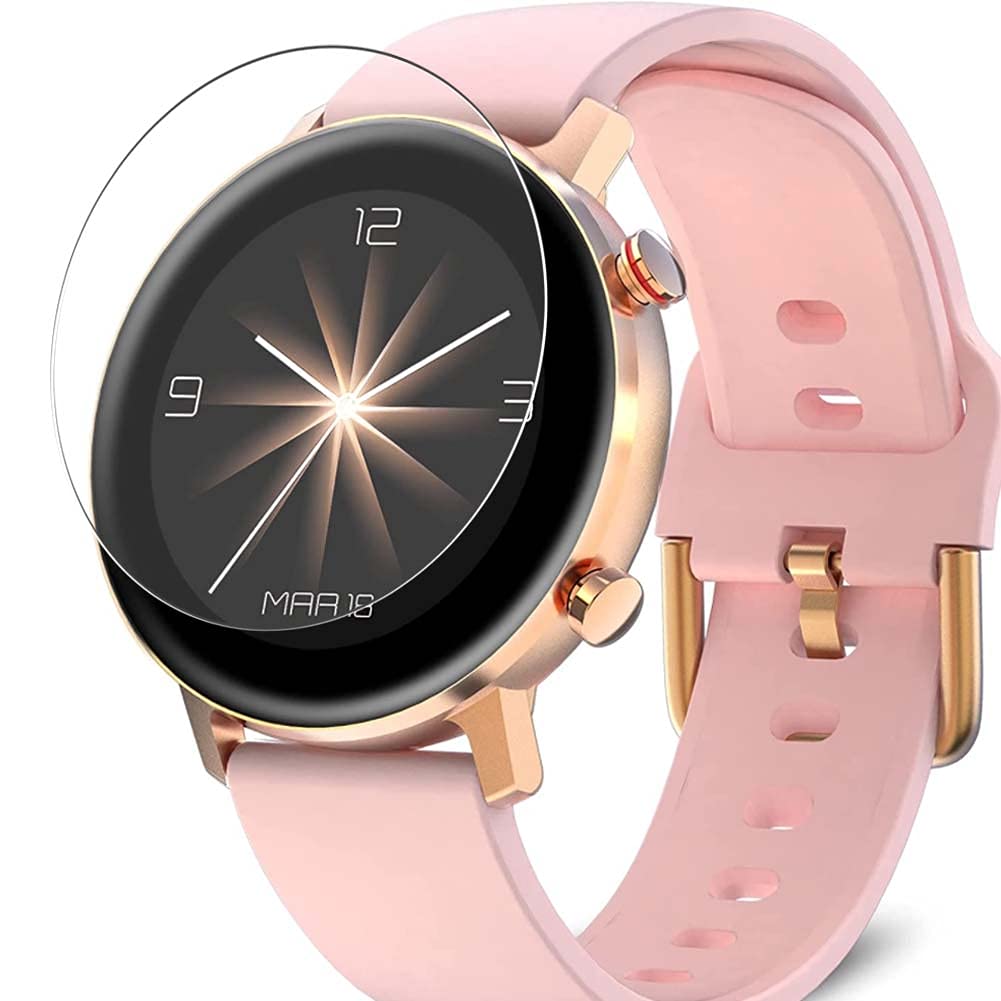 [3 Pack] Synvy Screen Protector Film, compatible with BRIBEJAT W99 Smart Watch smartwatch Guard Sticker [ Not Tempered Glass Protectors ], Transparent