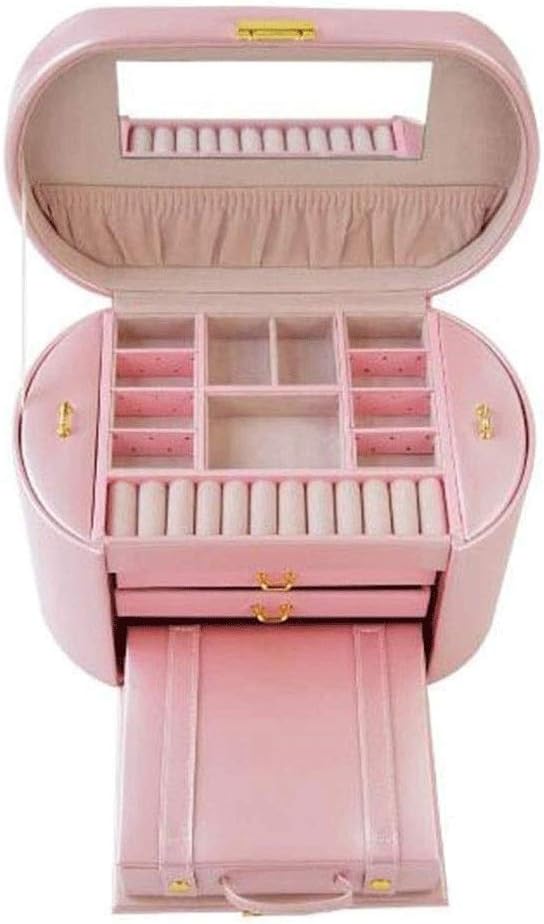 ジュエリーボックスフェイクレザーオーガナイザー 女性用ヴィンテージギフト ジュエリーボックスフェイクレザーオーガナイザー 女性用