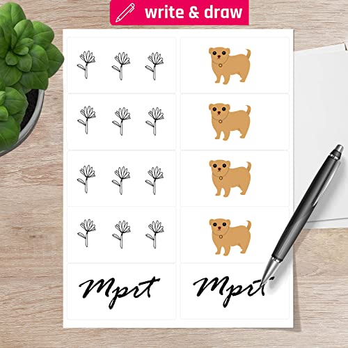 MPRT 2" x 4" Shipping Address Labels 1000 Label Stickers Paper for Laser & Inkjet Printer 10 per Page Printable Mailing Labels - Matte, 100 Sheets image 6
