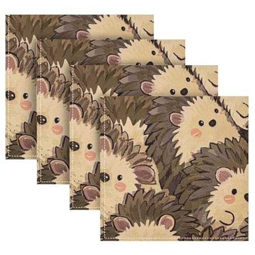 Servilletas de tela reutilizables 20 x 20 in set de 4 miniatura 1