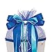 Produktbild ROTH Schultütenschleife Blue Dabadu - fertig gebunden ca. 50 x 23 cm - Schulanfang-Schleife