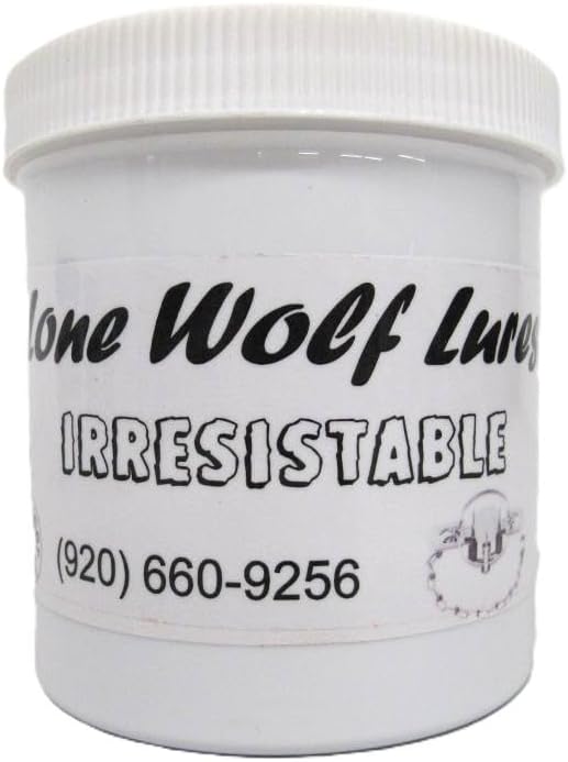 Irresistable Coyote Fox Bait Lone Wolf Lures Trapping Supplies 16 Ounce Jar