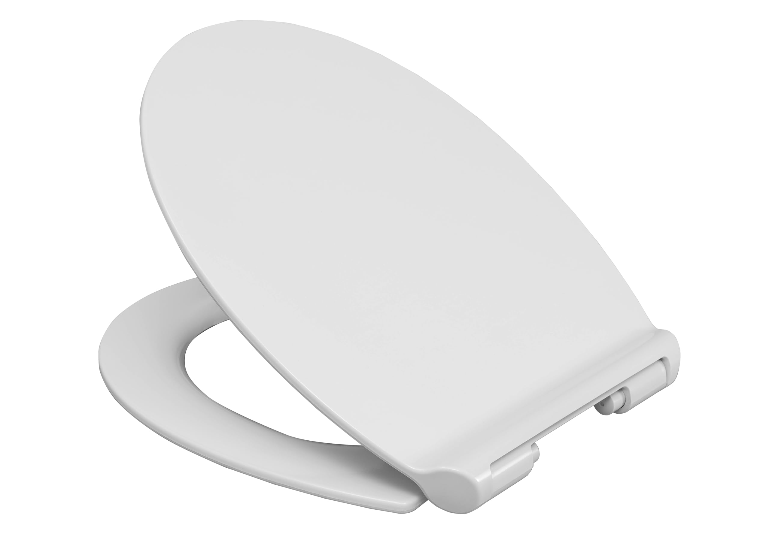 Abattant WC double blanc Azur Premium Slim déclipsable à descente ralentie