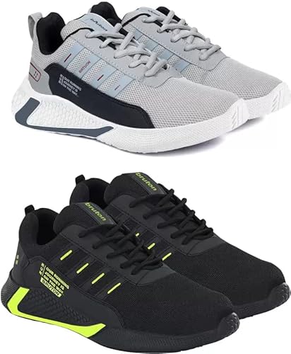 BRUTON Combo of Men’s Sports Running Shoes