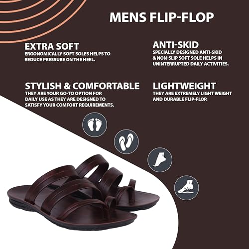 Image of Stylish Flip-Flop-Slippers for men's,Lightweight Slippers for Men's