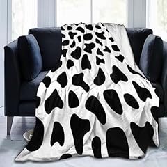 Black White Spots Cow Skin