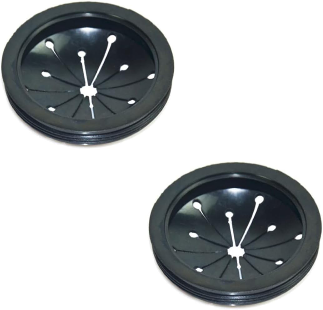 HEMOTON 6pcs Flapper Bezel D d Black Easy Cleaning Garbage Disposal