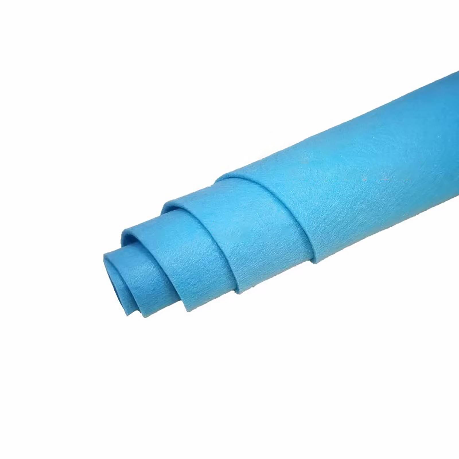 Vliesstoff-Bügelvlies, 3mm Filzstoff 91cm Breite Mehrfarbig pro halben Meter(Light Blue)