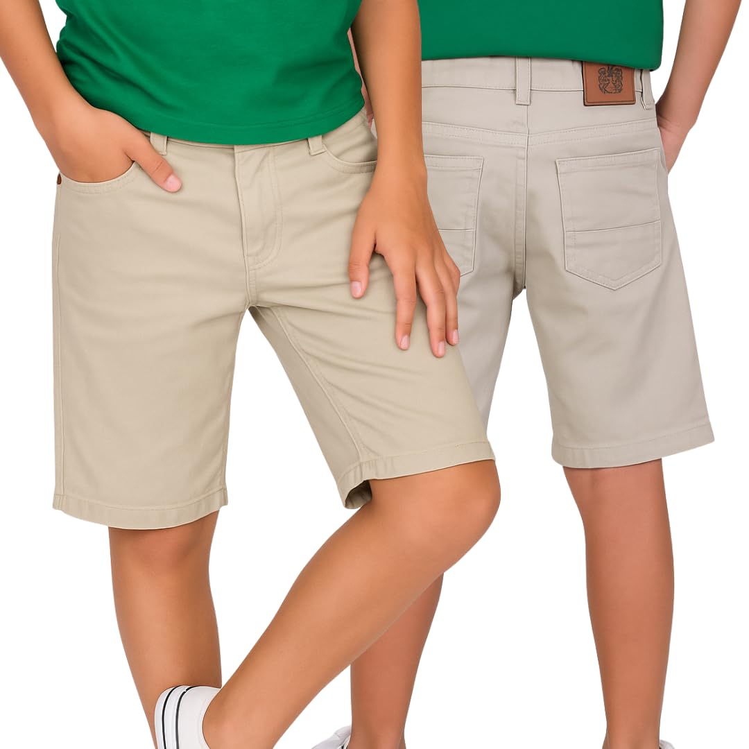 Bermuda Jeans Sarja Masculina Infantil Menino, Cores Branca, Areia e Marrom, com Lycra, 3 Bolsos Frontais, Tamanhos 8-16 Anos em promoção! Veja a oferta e mais achadinhos de Meninos 4 Hoje é o melhor dia para comprar Bermuda Jeans Sarja Masculina Infantil Menino, Cores Branca, Areia e Marrom, com Lycra, 3 Bolsos Frontais, Tamanhos 8-16 Anos com aquele preço maroto! Promoção! Aproveite a oferta! 4