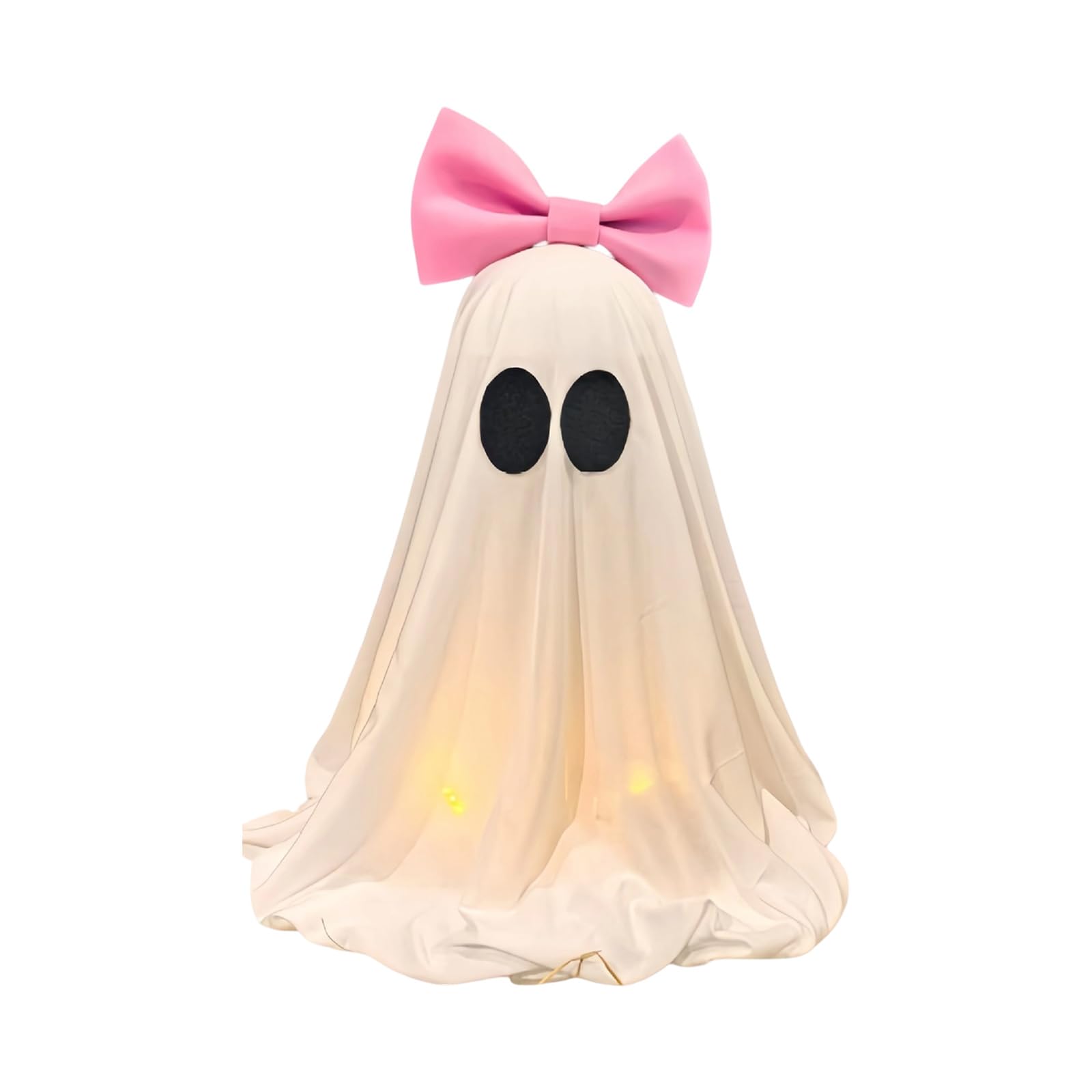 carotoe Halloween Tabletop Decoration with Oversized Ribbon Accent, 20.07in Tall Party Centerpiece for Desk or Home Display Halloween Decor