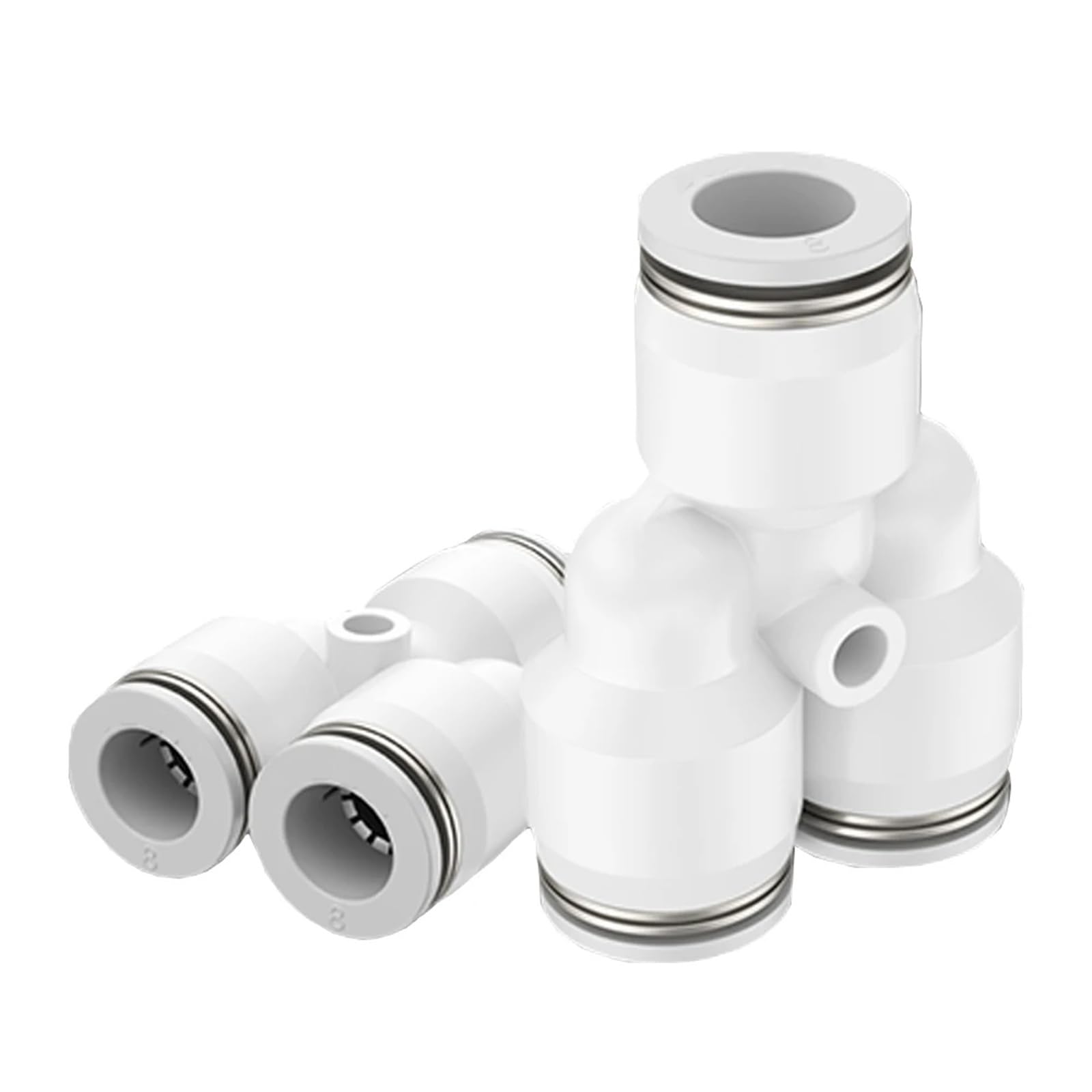 Fugas resueltas con la conexión rápida neumática PW y junta de plástico para manguera de PU de 12mm