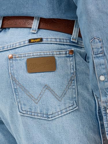 Image of Wrangler Men's Retro Slim Fit Straight Leg Jean