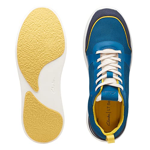 Image of Clarks Mens 26168774-teal Sneaker