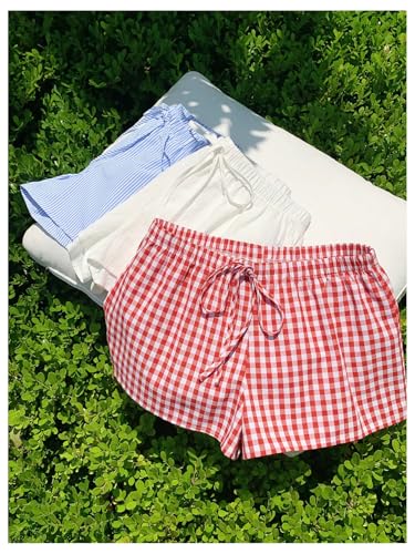 Image of SOLY HUX Women's Summer Shorts 3 Packs Casual Comfy Shorts Sets