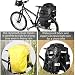 BAIGIO Fahrradtasche 3-in-1 Multifunction wasserdichte Gepäckträgertasche 75L Radfahren Gepäckträger Tasche hinten Fahrrad Rucksack Reisetasche mit Regenschutz, Herren