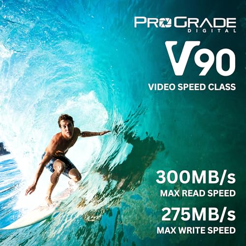 Image of ProGrade Digital SDXC UHS-II V90 Iridium Memory Card (256GB)