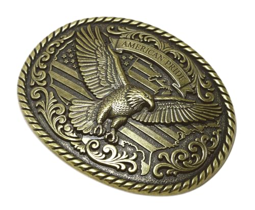 Image of Moranse Cross Cowboy Kneeling Prayer Horse Zinc Alloy Belt Buckles
