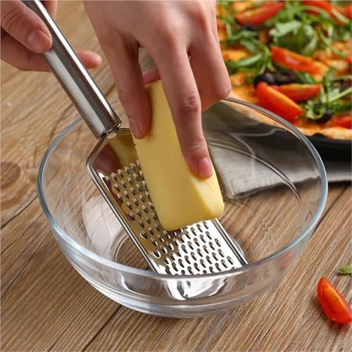 Rallador de Queso Manual de Acero Inoxidable Multiuso miniatura 4