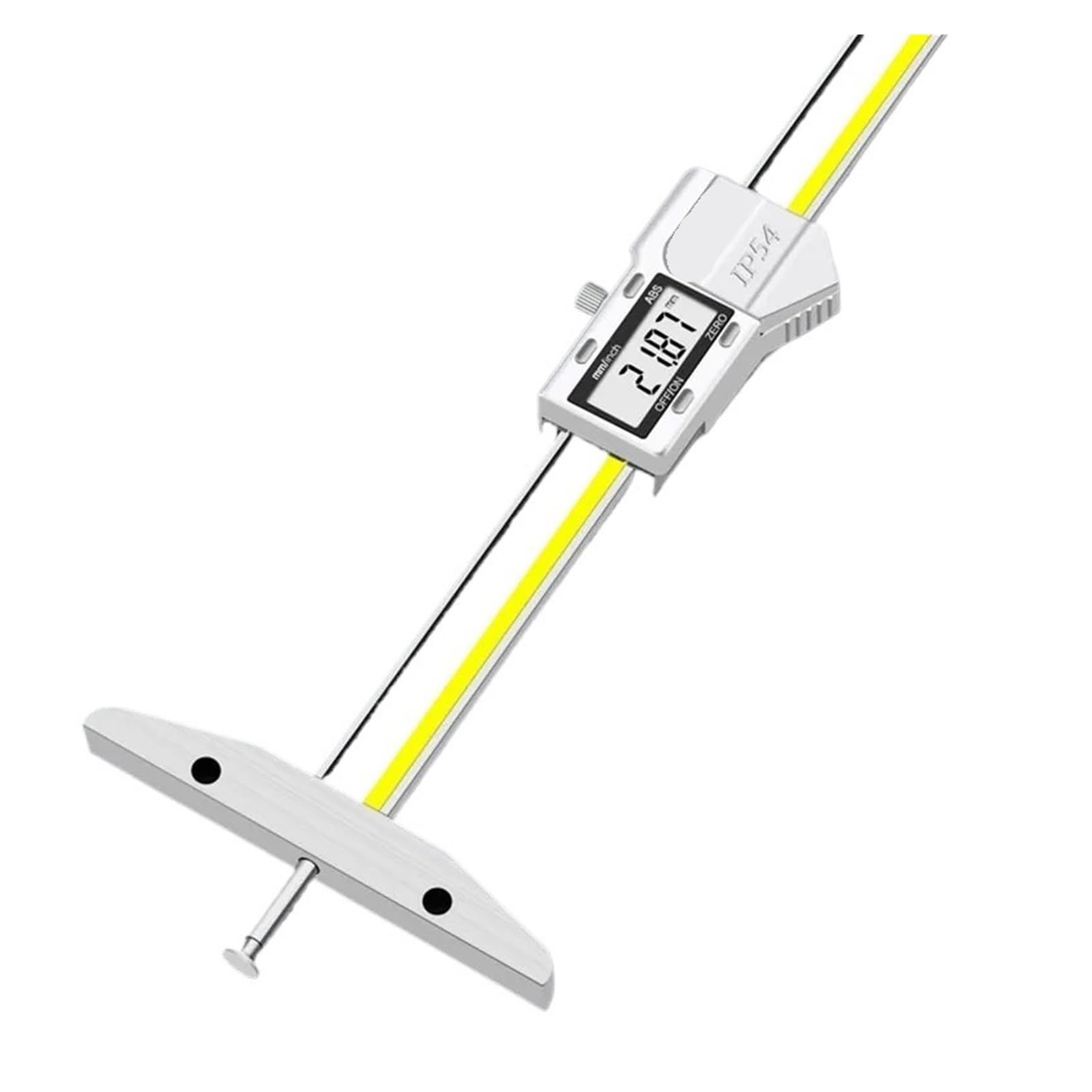 Dünner Stab, Digitalanzeige, Tiefenmessschieber, Scheibentyp 0–150 mm, 0,01 Nadelsonde, kleines Loch, Innenloch, Präzise und genau