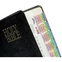 Tabbies Noahs Ark Rainbow Bible Tabs, Old & New Testament, 80 Self-Adhesive Index Tabs, Easy-to-Read Book Labels for Kids & Families, Bible Study & Learning, 64 Books & 16 References, Guide