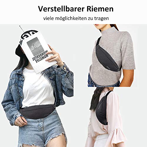 Gürteltasche Maxtop für Herren und Damen – Hüfttasche für Outdoor-Aktivitäten