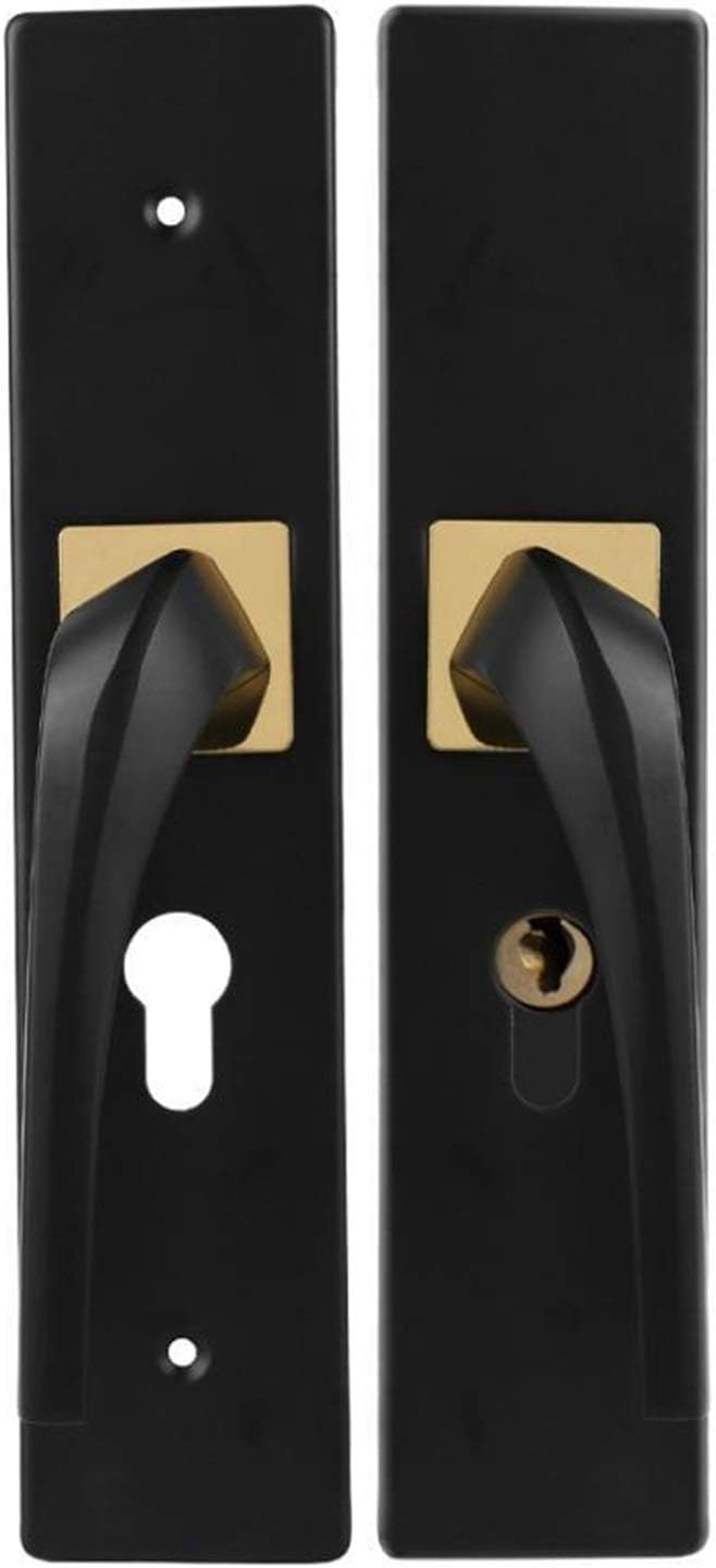 KYUEPONG Handle Locks Door Lock, Door Handle Sets, Lock Simple Aluminum Bedroom Inside Wooden Silent Locks with Keys