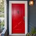Relaxdays Llamador Puerta Entrada, Aldaba Antigua Vintage, Exterior, Hierro Fundido, 1 Ud,...